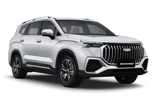 Geely Okavango с приложениями GUHub на штатном дисплее
